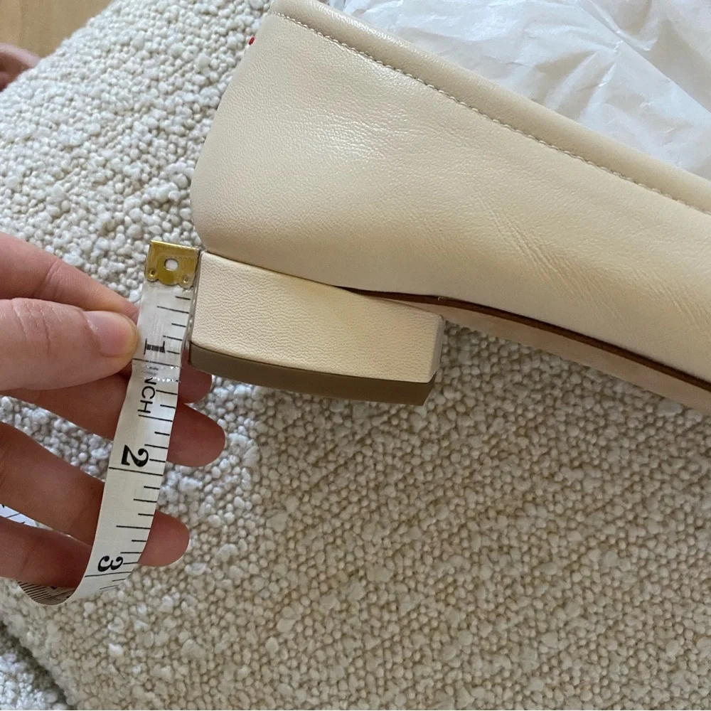 Aeyde Darya bow-detailed glossed-leather ballet flats Italian size 38